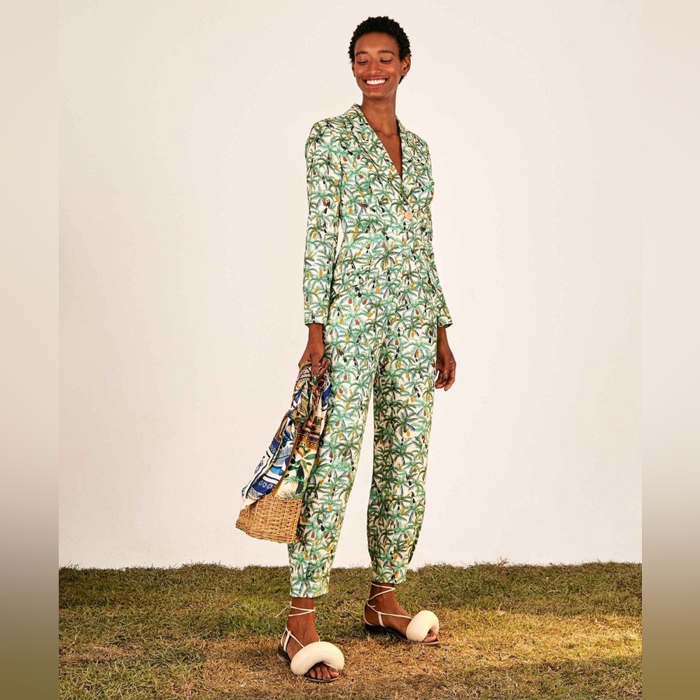 Farm Rio | Brand New w/ Tags | Mini Toucans Blazer Jumpsuit, SM